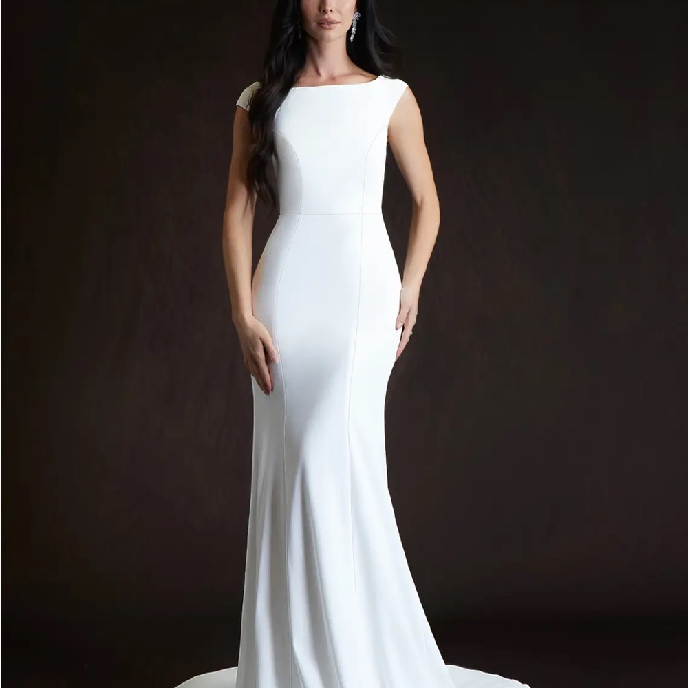 Elegant White Bridal Dress